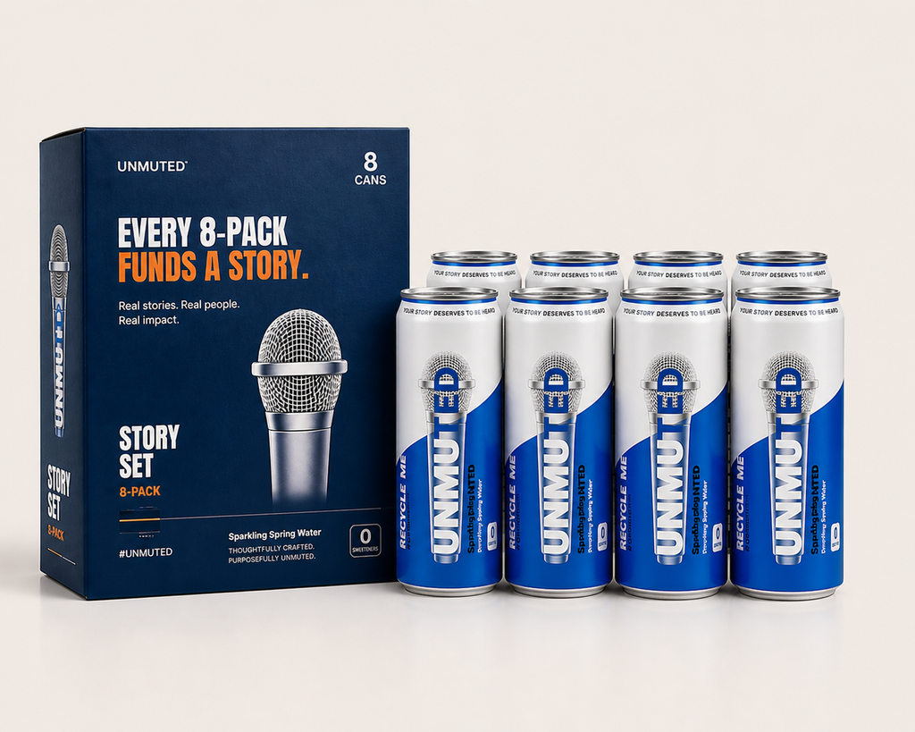 The Story Set — 8 Cans, 8 Real Voices